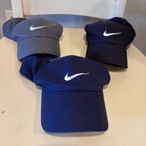 Nike Dri-FIT Legacy 91 Tech adjustable hats navy blue, black grey white swoosh